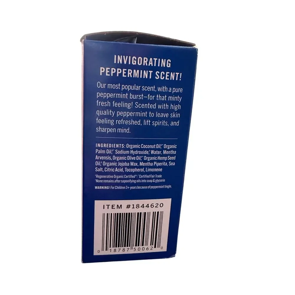 Dr. Bronner's All-One Pure-Castile Peppermint Magic Bar Soap 6-Pack 5 oz Bars